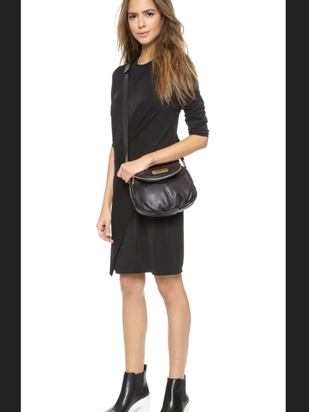 Marc by Marc Jacobs Classic Q Natasha Crossbody Bag Black Leather - Picture 13 of 15